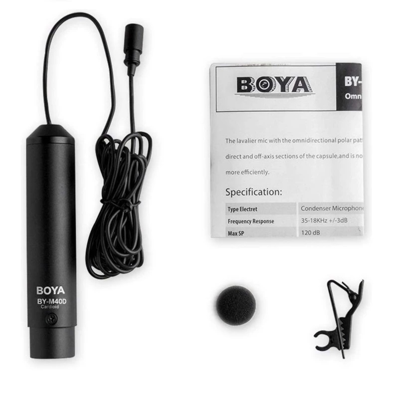 BOYA BY-M40D ميكروفن يقه اى بويا 