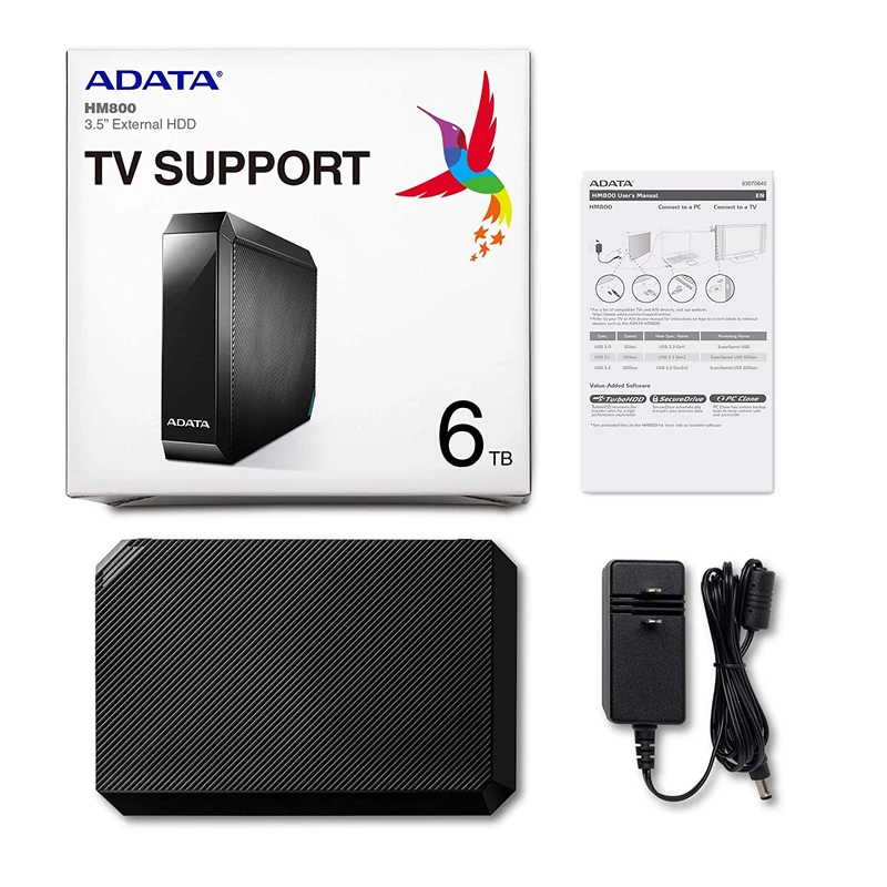 Adata HM800 6TB هارد اکسترنال 