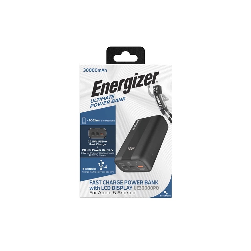  UE30000PQ PD 22.5w پاوربانک 30000 انرجایزر