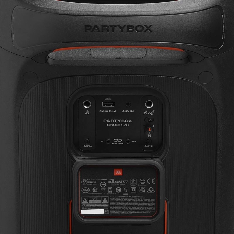 JBL partybox Stage 320 اسپیکر بلوتوثی چمدانی قابل حمل