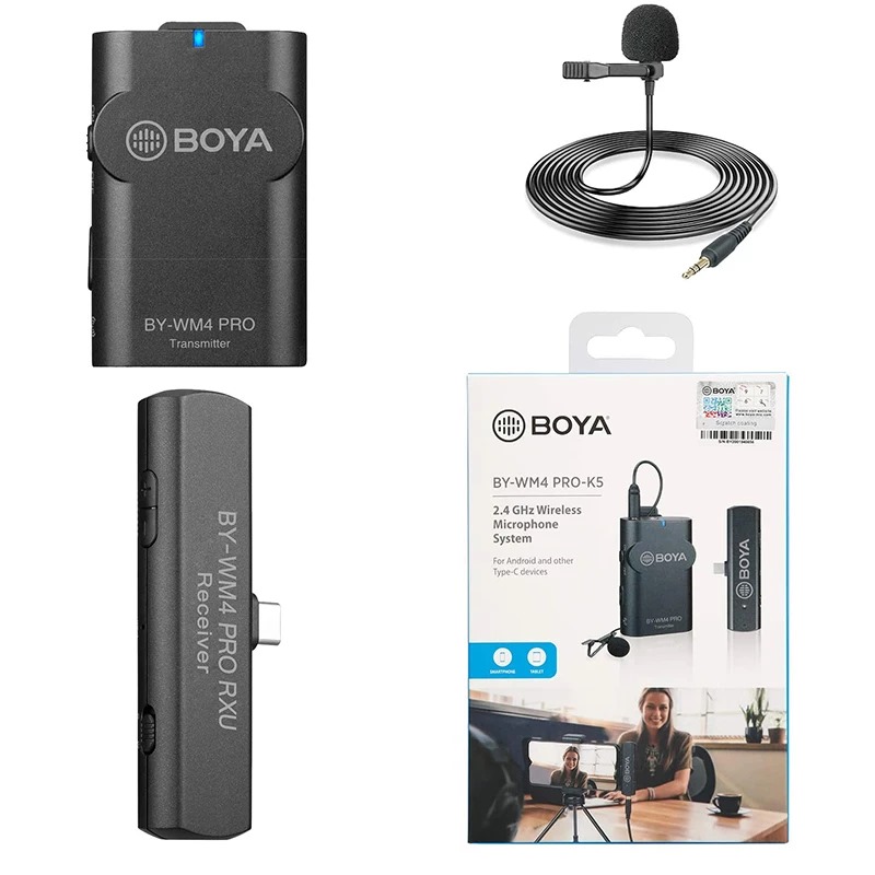 BOYA BY-WM4 Pro-K5 میکروفن یقه ای بویا  