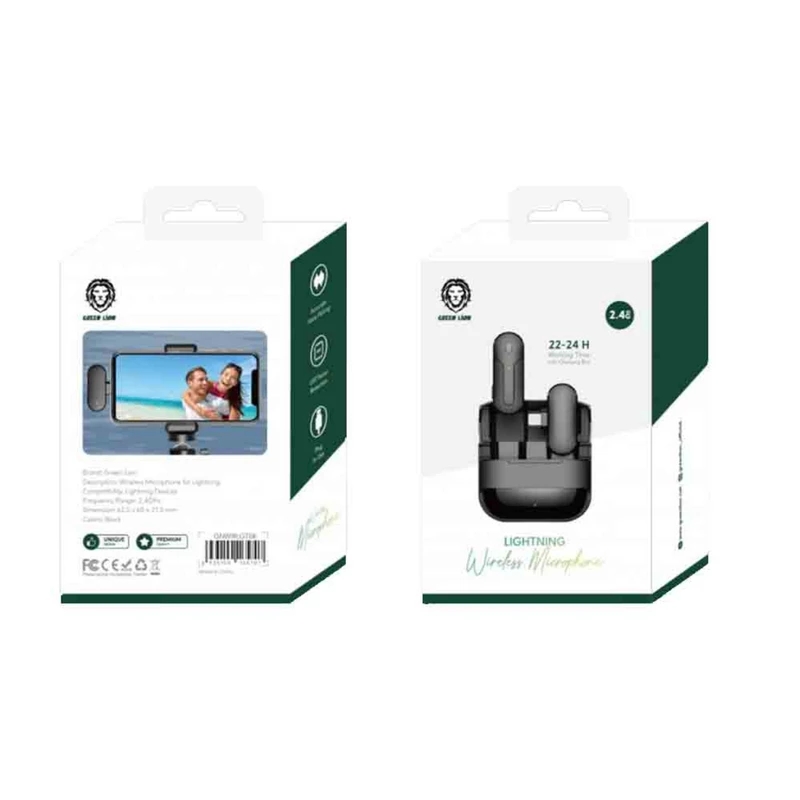 Green Lion GNWIRELGTBK Lightning میکروفن بیسیم