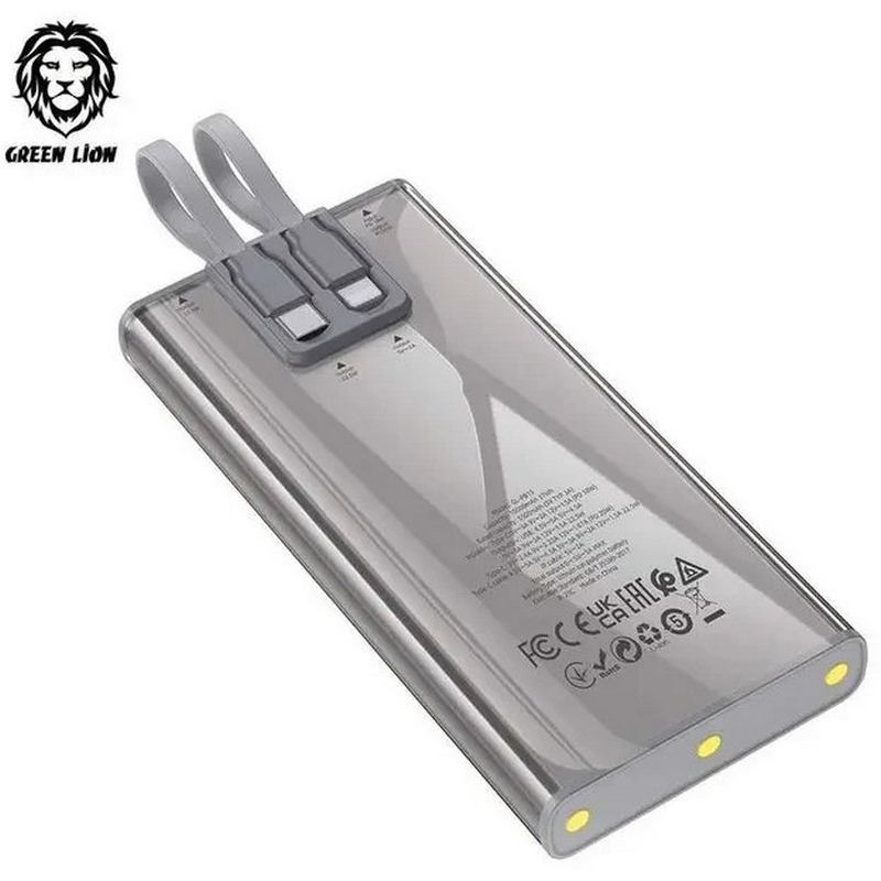 پاوربانک 10000 گرین لاین Transparent 2 PD 20w