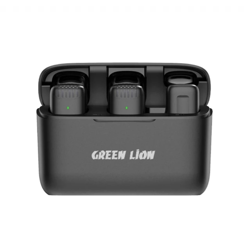 Green Lion 2 in 1 Digital Display Type-C میکروفن یقه ای 
