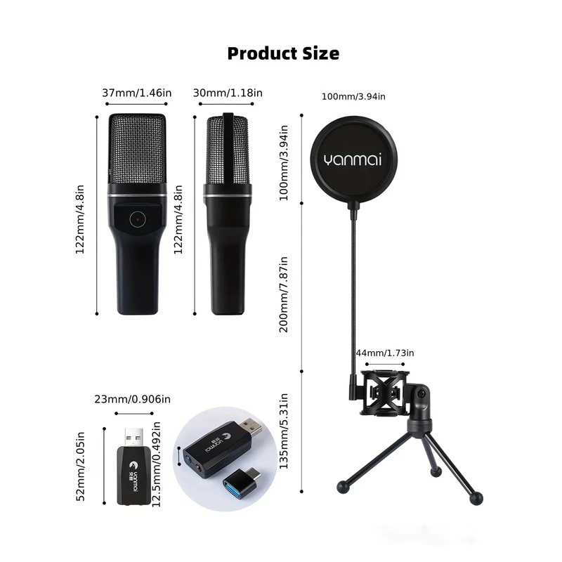 Yanmai SF-777W میکروفن کندانسر بیسیم 
