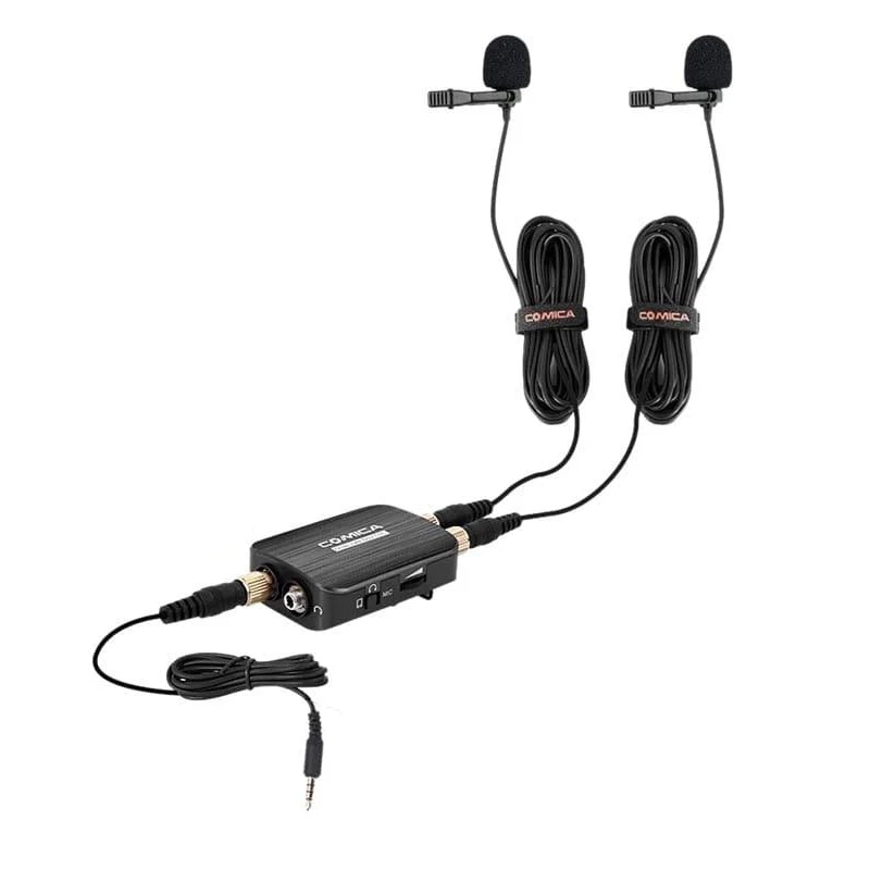 Comica DUAL.LAV D03 Lavalier Microphone