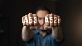 مقایسه گوشی A53 با A52s سامسونگ