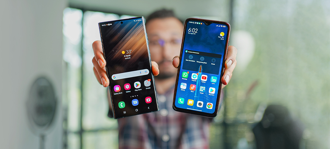 مقایسه One UI سامسونگ با MIUI شیائومی
