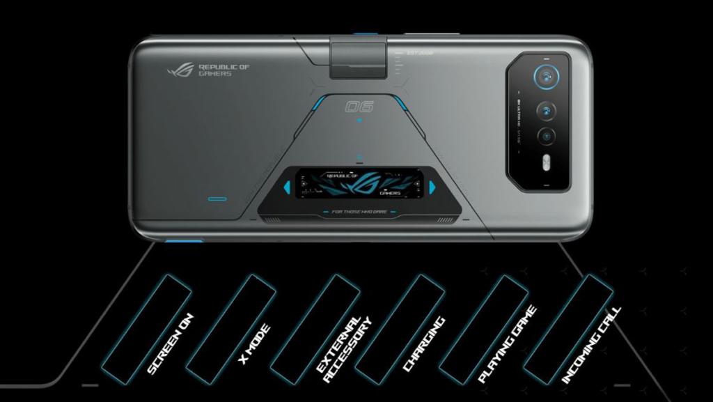 طراحی بدنه پشتی گوشی گیمینگ rog phone 6d ultimate