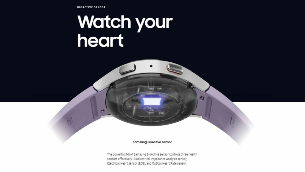 بررسی حسگر ضربان قلب Galaxy Watch 5