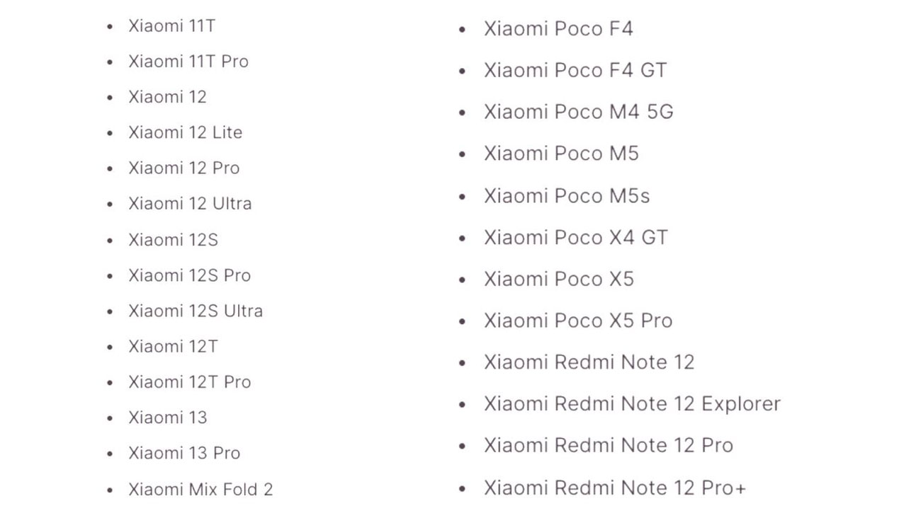 لیست گوشی های شیائومی که آپدیت اندروید 14 را دریافت می کنند.